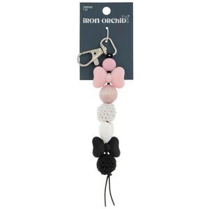 New Bow & Heart Silicone Keychain Purse Charm
